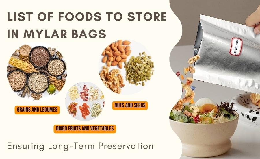 food to store in Mylar bag