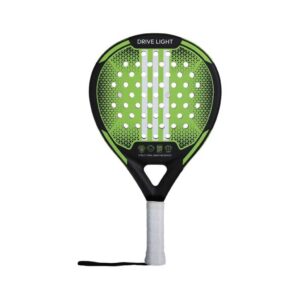 Adidas Drive LIGHT 3.2 Green padel racket showing round frame and lightweight design for easy control and comfort during extended play