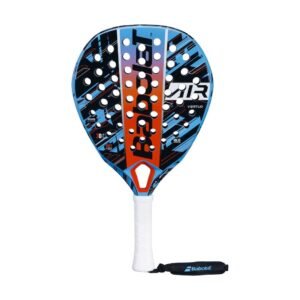 Babolat Air Vertuo Easy Power Padel Racket (Black/White with Red Trim)