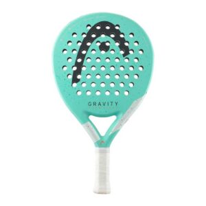 Head-Gravity-Team-Lite-Padel-Racket HEAD Gravity Team Lite Padel Racket close-up showing fiberglass surface, Control Foam core, and lightweight frame designed for precision play