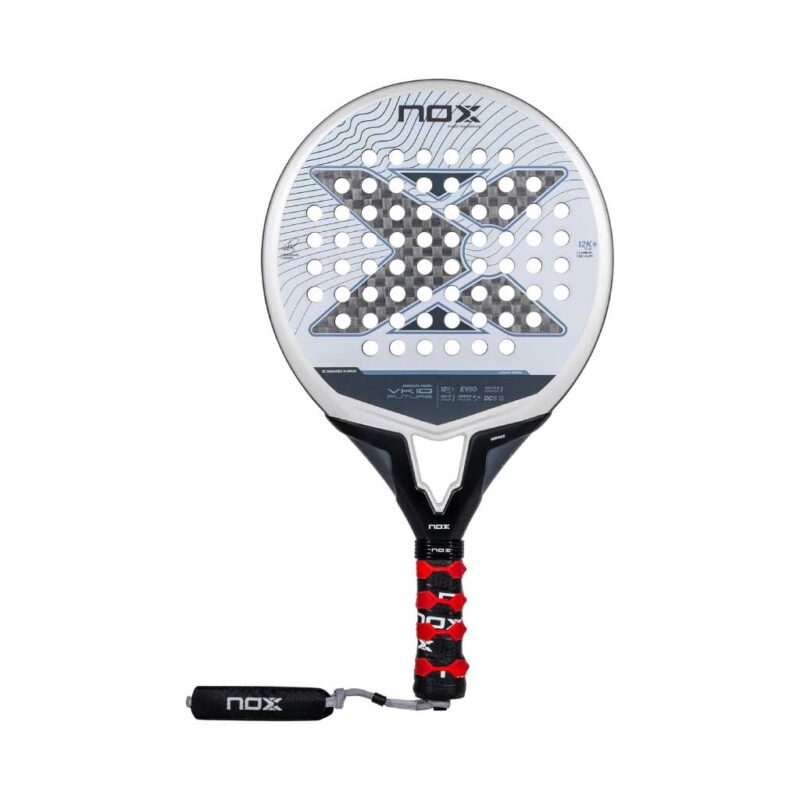 Nox VK10 Future 2024 Padel Racket with 12K Aluminized Carbon and EV50 Core