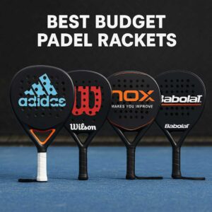 A Close up of Fiberglass Best budget padel rackets under $100