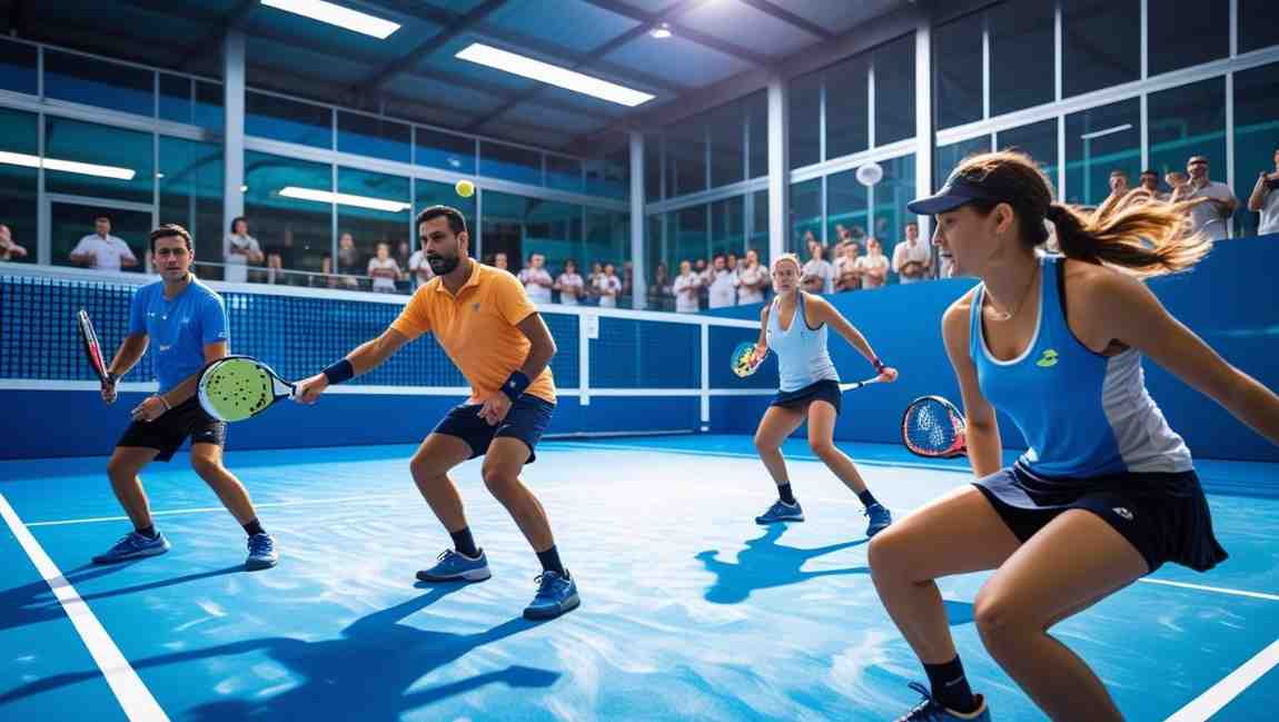 Is Padel a Team Sport or a Solo Sport? Full Breakdown for Beginners 1 Two players competing in padel doubles match showing padel a team sport in action