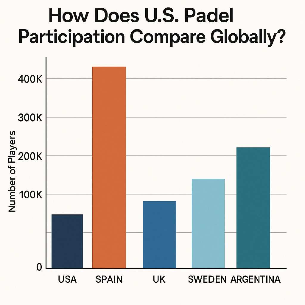 Padel Participation Compare Globally