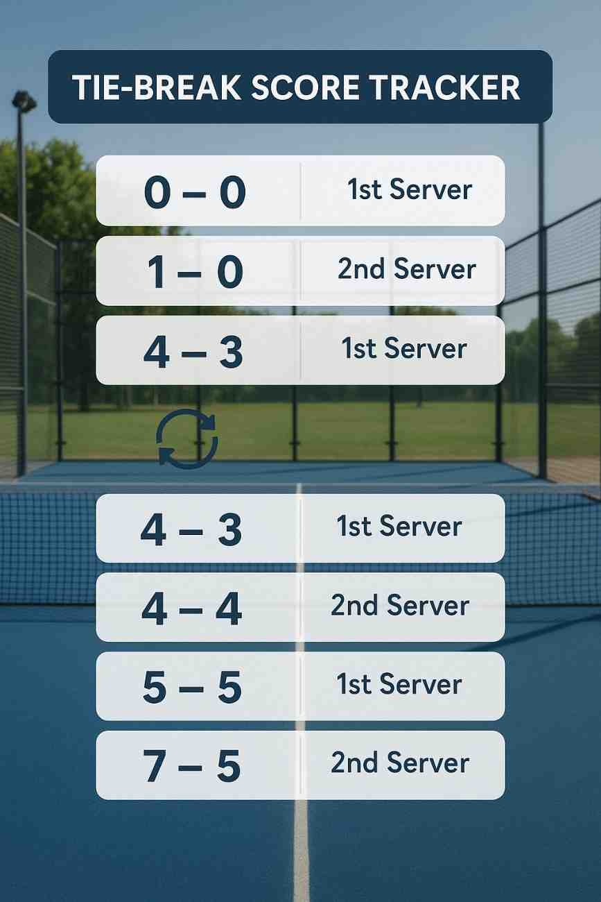The Ultimate Padel Scoring System Explained: How It Works (2025 Guide) 2 tie break score tracker