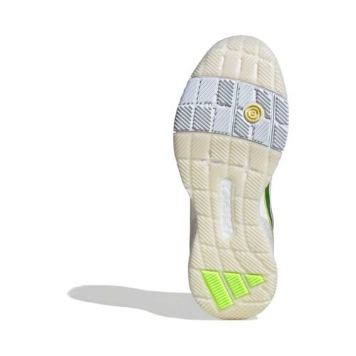 Sole of the Adidas Women's Courtquick Padel Shoes, showing the durable Adiwear grip pattern.