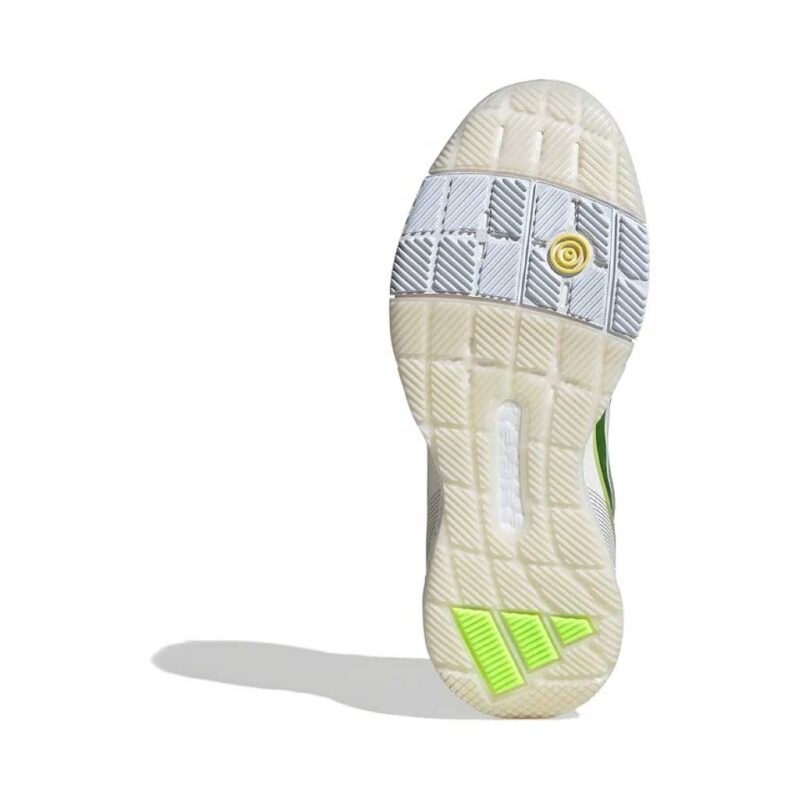 Sole of the Adidas Women's Courtquick Padel Shoes, showing the durable Adiwear grip pattern.