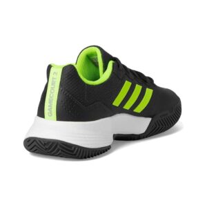 Adidas GameCourt 2 Mens back view showing padded heel collar and durable Adiwear outsole traction